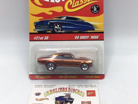 Hot wheels classics series 3 #21 68 Chevy Nova orange GG4 Fashion