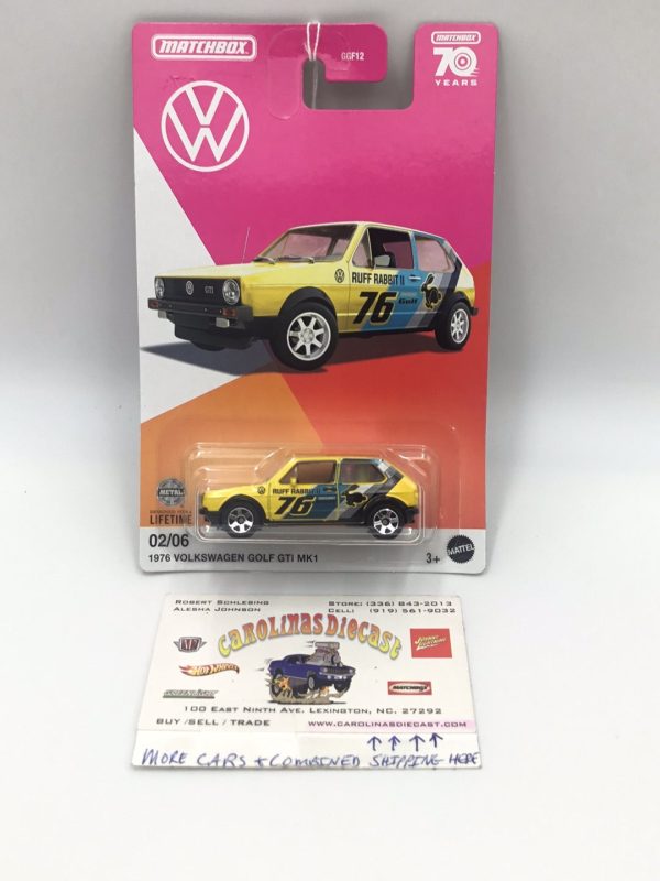 2023 Matchbox Volkswagen collection 1976 Volkswagen Golf GTi MK1 Walmart exclusive 2 6 161B Online Sale