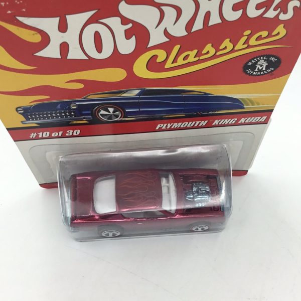 Hot wheels classics series 3 #10 Plymouth King Kuda pink GG3 Fashion