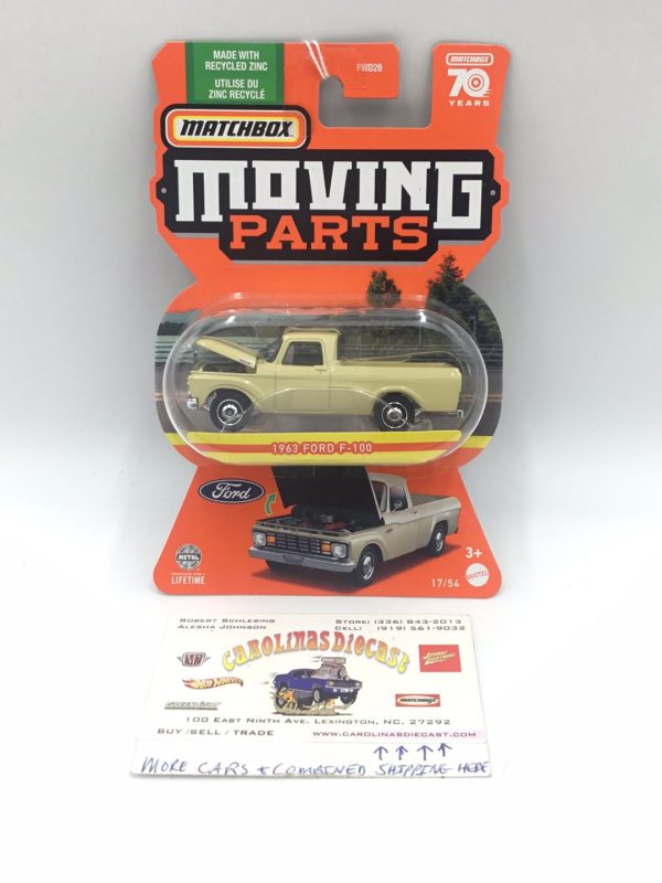 2023 Matchbox Moving Parts 1963 Ford F-100 For Discount