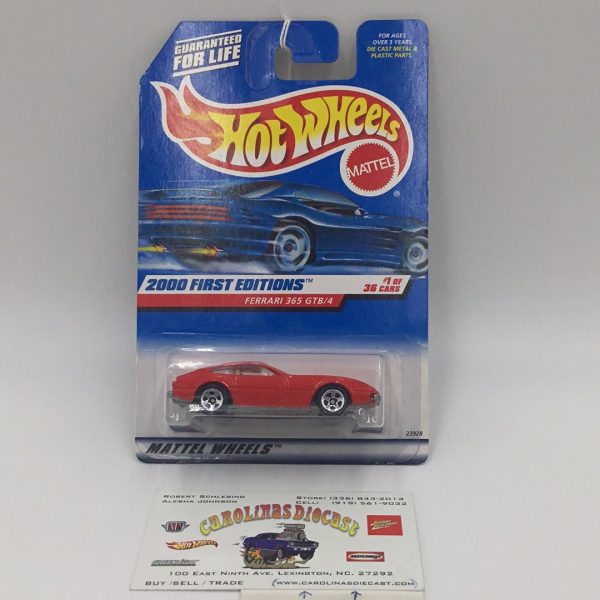 2000 Hot Wheels #061 Ferrari 365 GTB 4 PP3 Discount