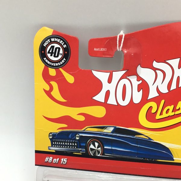 Hot wheels classics series 4 #8 Red Baron spectraflame red large card with button bad card GG4 For Discount