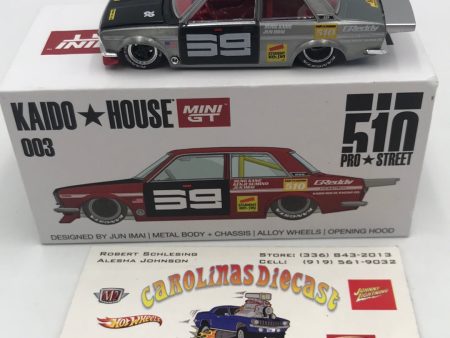 Mini GT Kaido House 1:64 510 Pro Street red #3 CHASE Cheap