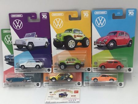 2023 Matchbox Volkswagen collection set of 6 Walmart exclusive Online Hot Sale