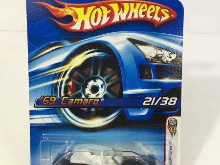 2006 Hot wheels #21 69 Camaro 21 38 Black 2006 first edition (AA3) For Discount