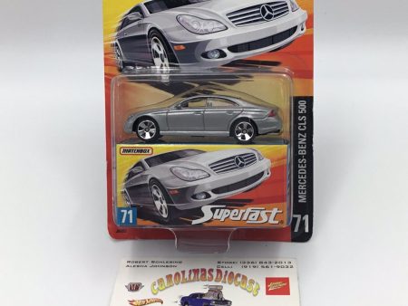 Matchbox Superfast #71 Mercedes Benz CLS 500 Silver limited to 15,500 (R2) For Sale