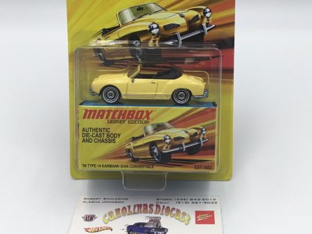 Matchbox Lesley Edition 69 Type 14 Karmann Ghia Convertible VHTF Sale