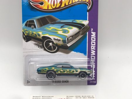 2013 hot wheels super treasure hunt #217 71 Dodge Demon W Protector Online now