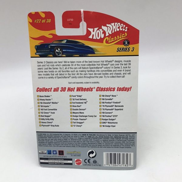 Hot wheels classics series 3 #22 69 Corvette chrome GG4 Hot on Sale