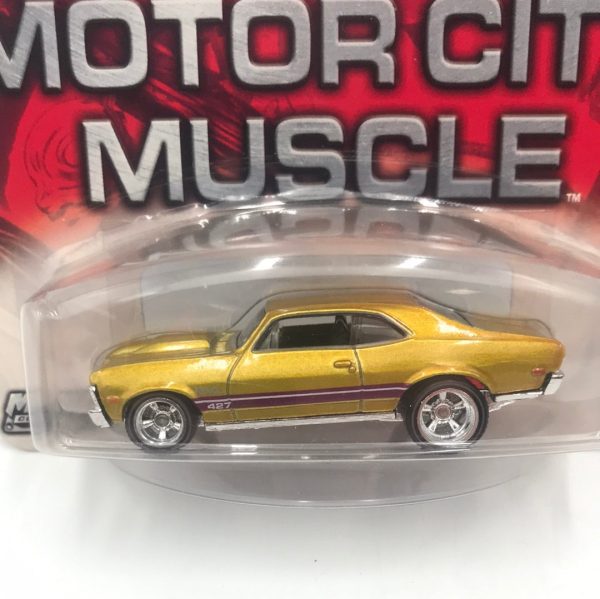 Hot wheels Motor City Muscle 68 Chevy Nova 3 4 real riders Hot on Sale