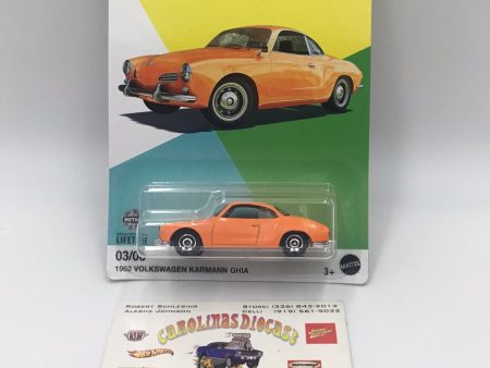 2023 Matchbox Volkswagen collection 1962 Volkswagen Karmann Ghia Walmart exclusive 3 6 161D For Discount