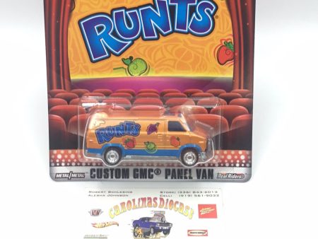 Hot Wheels Pop Culture Runts Custom GMC Panel Van real riders E1 For Cheap