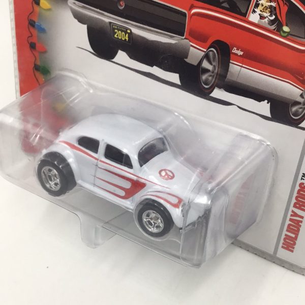 Hot wheels holiday rods Larry wood VW Beetle White Sale