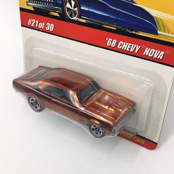 Hot wheels classics series 3 #21 68 Chevy Nova orange GG4 Fashion