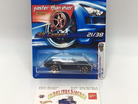 2006 Hot wheels #21 69 Camaro 21 38 Black first edition fte faster than ever 18D For Discount