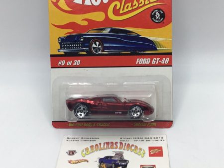 Hot wheels classics series 2 #9 Ford GT-40 red HTF Online