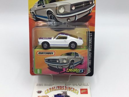 Matchbox Streakers #8 1965 Ford Mustang GT White (R3) Sale