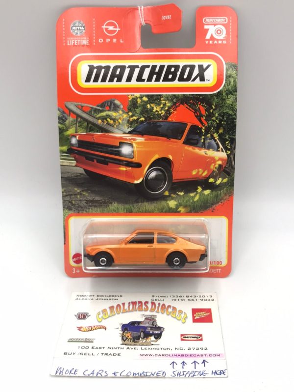 2023 matchbox 70 years #73 1975 Opel Kadett Orange Online Sale