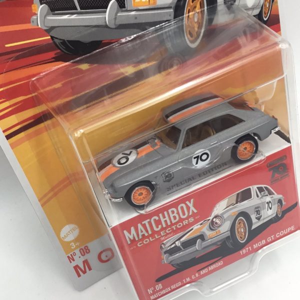 2023 matchbox Collectors 70 years  #8 MGB GT Coupe on Sale