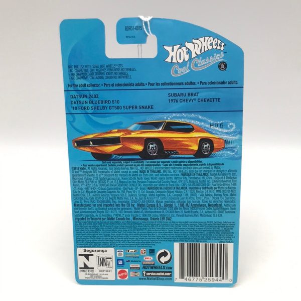 Hot wheels cool classics 10 Ford Shelby GT500 Super snake 30 30 metal metal retro slots orange car on card Z5 Supply