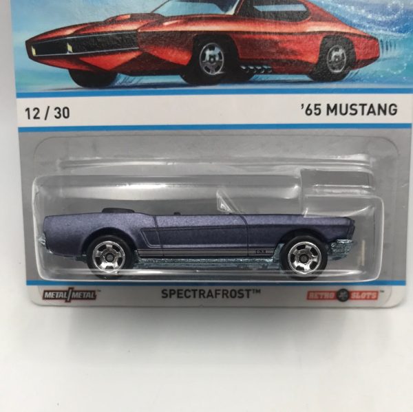 Hot wheels cool classics 65 Mustang 12 30 metal metal retro slots orange car on card Z6 Online Sale