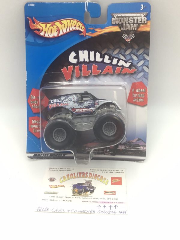 Hot Wheels monster jam Chillin Villain die-cast body and chassis U1 128G Fashion