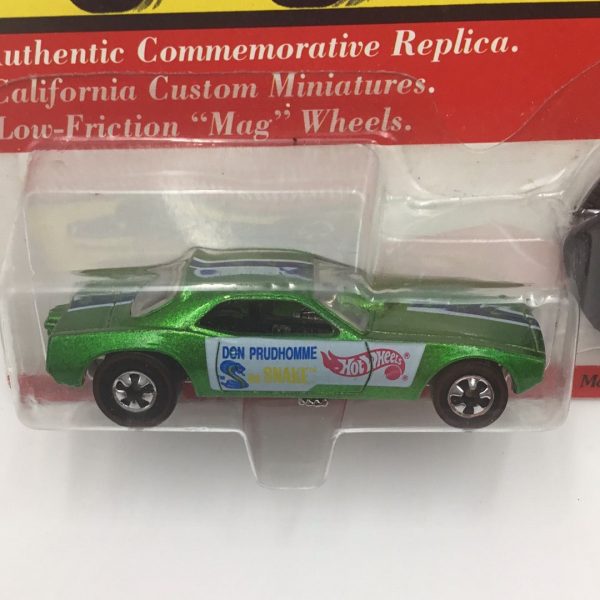 Hot wheels Vintage Collection series II Don Prudhomme snake green Fashion