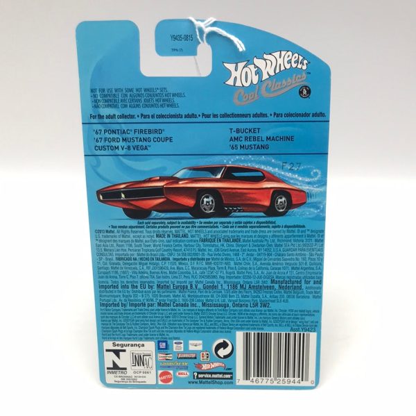 Hot wheels cool classics 65 Mustang 12 30 metal metal retro slots orange car on card Z6 Online Sale