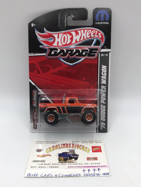 Hot wheels Garage 70 Dodge Power Wagon real riders metal metal W Protector Discount