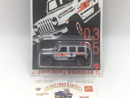 2023 matchbox 70 years Special Edition 3 5 2018 Jeep Wrangler JL #3 KK4 Fashion