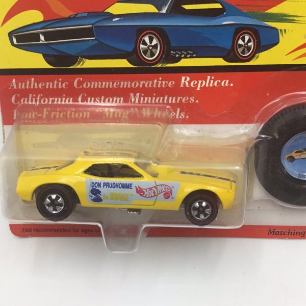 Hot wheels Vintage Collection series II Don Prudhomme snake yellow Online Hot Sale