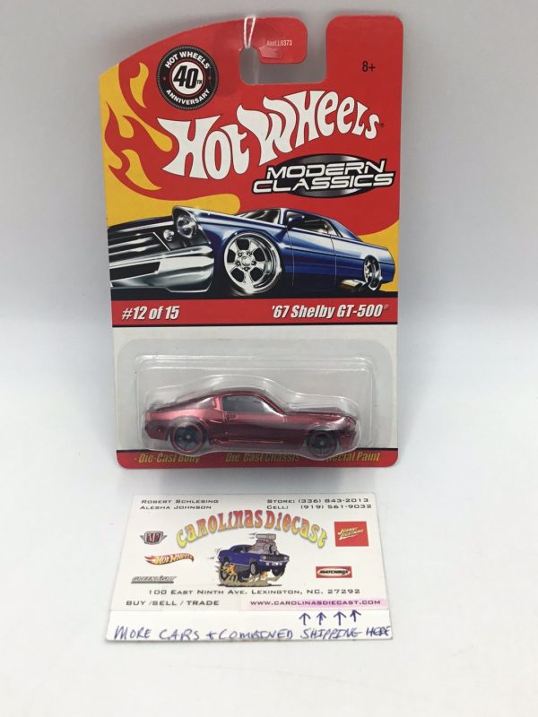 Hot wheels modern classics #12 of 15 67 Shelby GT500 W Protector Fashion