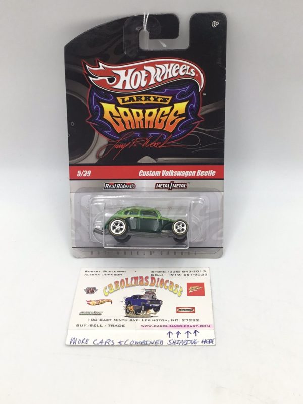 Hot wheels Larrys garage 5 of 39 Custom Volkswagen Beetle real riders Z1 For Sale