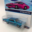 Hot wheels cool classics 65 Ford Galaxie 16 30 metal metal retro slots pink car on card Z5 Fashion