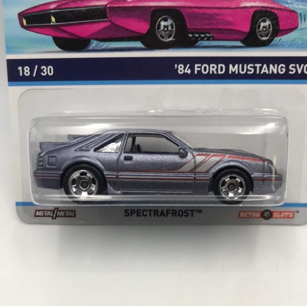 Hot wheels cool classics 84 Ford Mustang SVO 18 30 metal metal retro slots pink car on card Z5 Fashion