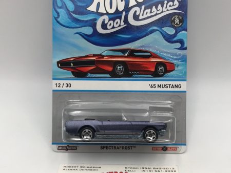 Hot wheels cool classics 65 Mustang 12 30 metal metal retro slots orange car on card Z6 Online Sale