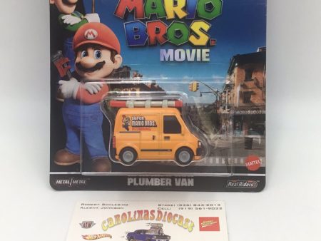 Hot wheels pop culture super Mario Bros. Movie Plumber Van 114E Sale