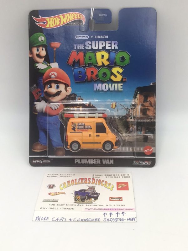 Hot wheels pop culture super Mario Bros. Movie Plumber Van 114E Sale