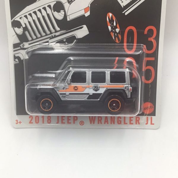 2023 matchbox 70 years Special Edition 3 5 2018 Jeep Wrangler JL #3 KK4 Fashion