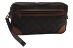 Auth Louis Vuitton Monogram Marly Dragonne GM Clutch Hand Bag M51825 LV 2840E Sale