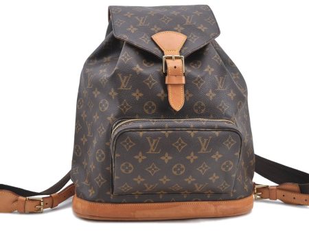 Authentic Louis Vuitton Monogram Montsouris GM Backpack M51135 LV H8680 Online Sale