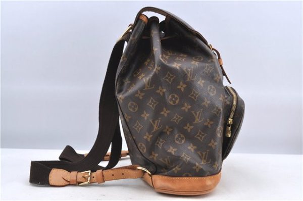 Authentic Louis Vuitton Monogram Montsouris GM Backpack M51135 LV H8680 Online Sale