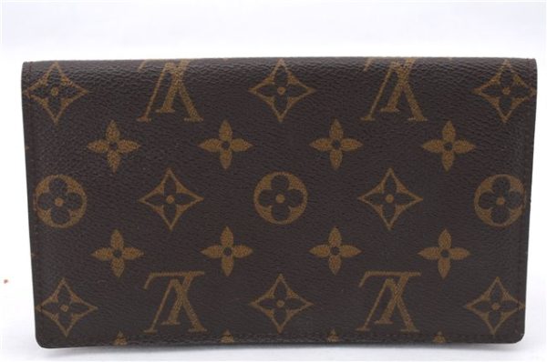 Authentic Louis Vuitton Monogram Vintage Cheques Card Case Purse LV 4639E Supply