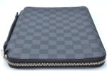 Auth Louis Vuitton Damier Graphite iPad Essential Tablet Case N63034 LV J1252 Online Hot Sale