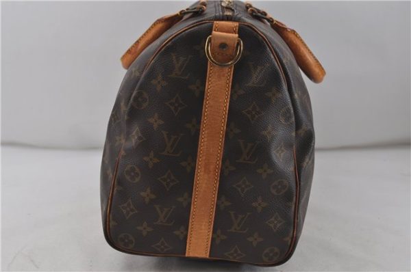 Auth Louis Vuitton Monogram Keepall Bandouliere 45 Boston Bag M41418 LV 7757D Online Hot Sale