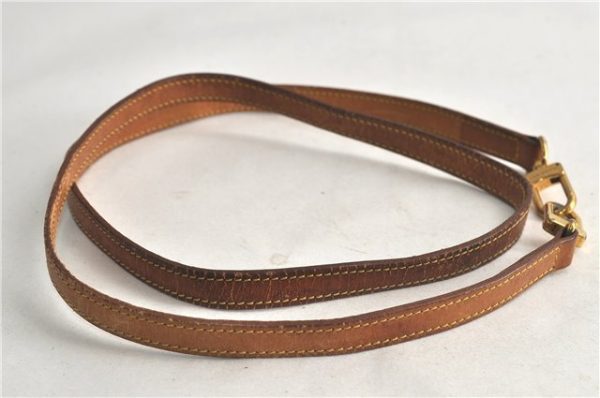 Authentic Louis Vuitton Leather Shoulder Strap Beige 47.2  LV 4783D Hot on Sale