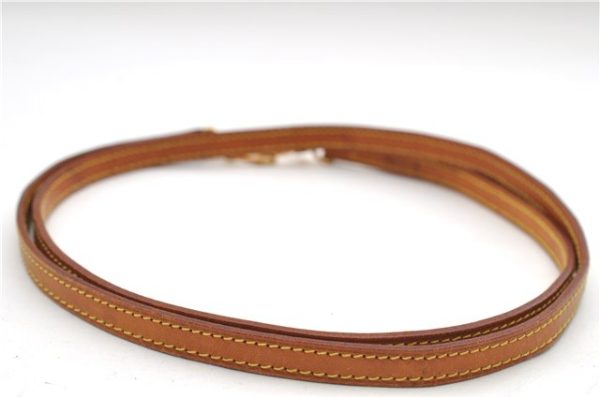 Authentic Louis Vuitton Leather Shoulder Strap Beige 47.2  LV 9129D Hot on Sale