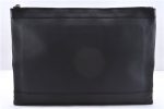 Authentic BALENCIAGA Navy Clip L Clutch Bag Purse Leather 373840 Black 4890E Online