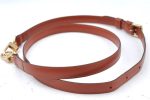 Authentic Louis Vuitton Leather Shoulder Strap Brown Size 40.2-46.5  LV J5585 For Cheap