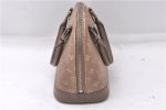 Louis Vuitton Monogram Satin Little Alma Hand Bag Gray Beige M92147 LV 5982D For Cheap